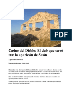 Casino Del Diablo, El Club Que Cerró Tras La Aparición de Satán