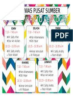 Resource Center Monitor Duty Schedule