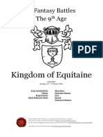 The Ninth Age Kingdom of Equitaine 1 2 2