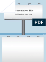 Billboard Powerpoint Template