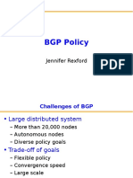 BGP Policy: Jennifer Rexford