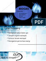 PowerPoint Teknologi Bioproses Pembuatan Biogas 