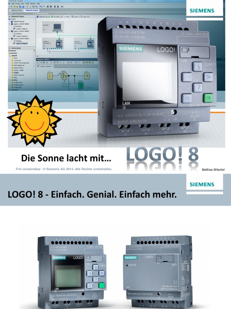 SIMATIC Siemens LOGO 8 Software Hilfe (2014)