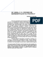 A12n38 Lua Nova 38 - 1996 - A Midia e o Cenario Da Representacao Politica - Venicio A Lima