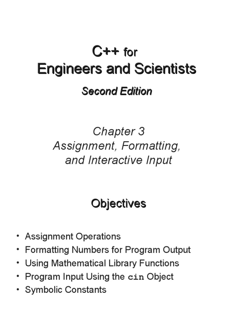 C++ Engineers and Scientists | PDF | C++ | Parameter (Computer Programming)