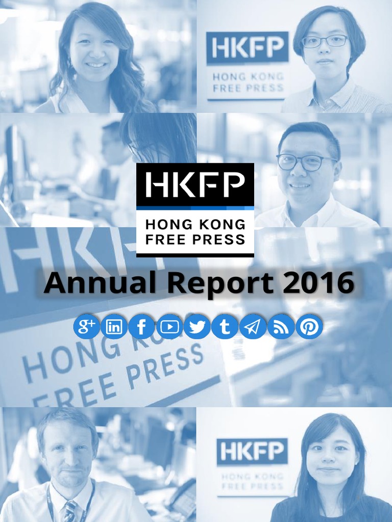 Hong Kong Free Press Annual Report 2016 News Media Facebook