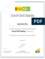 Certificado Cloud Computing (EOI)