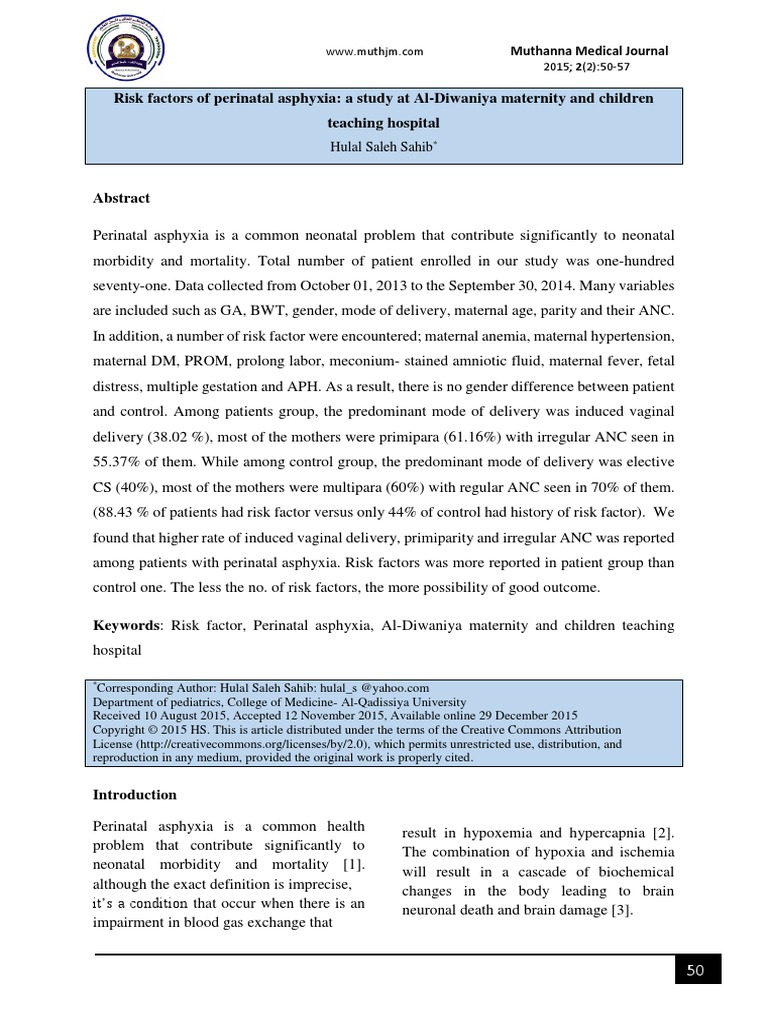 Which Condition May Cause Intrauterine Asphyxia -Risk Factors and Prenatal Health