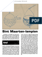 Een instructie-artikel uit 1979 over het maken van een Sint Maarten lampion