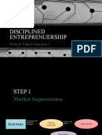 Disciplined Entreprenuership