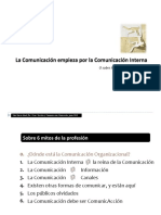 La Comunicación Empieza Por La Comunicación Interna