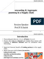 Session 9 - Demand Forecasting and Aggregate Planning