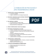 Psicologia Transpersonal Temario-Formacion