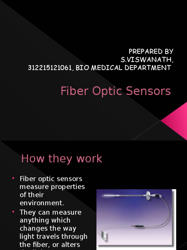 Fiber Optic Sensors PDF Optical Fiber Sensor