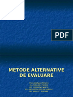 METODE Alternative de Evaluare