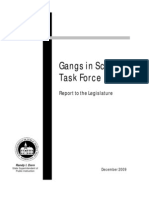 Gangs Task Force Report 2009