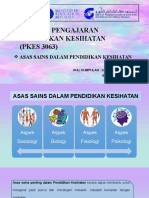 Asas Sains Dalam Pendidikan Kesihatan