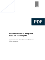 Social Networks As Integrated Tools For Teaching EFL