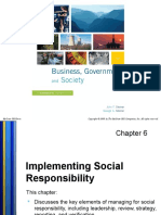 Implementing Corporate Social Responsibility