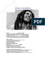 Activity Song Bob Marley