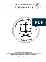 Ordenanzas y Protocolos de La Hermandad de La Costa Argentina PDF