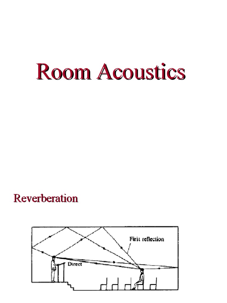 Room Acoustics PDF Sound Technology Electrical Engineering