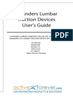 Saunders Lumbar Home Traction Device Manual