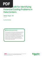 WP 40 Cooling Audit For Identifying Potential Cooling Problems in Data Centers