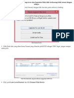 Cara format flash disk yang error menggunakan HDD Guru dan Windows Explorer