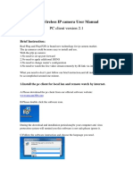 P2P Wireless IP Camera User Manual: PC Client Version 2.1