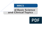 Applied Basic Science and Clinical Topics