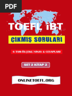 TOEFL Ibt Çıkmış Soruları Set 2 Kitap 2