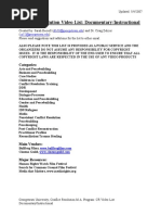 Conflict Resolution Video List. Documentary-Instructional