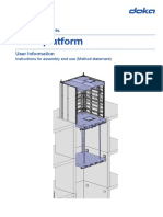 Acrow Shaft Platform User Guide 2015