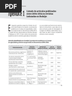 Apéndice 1 Artículos Altas capacidades