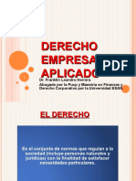 Clase Semana 1:DERECHO EMPRESARIAL APLICADO