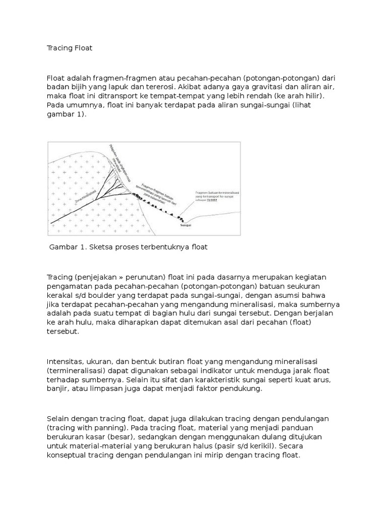 Penelusuran Jejak Float Mineralisasi | PDF