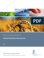 Animal Genetic Resources: Patent Landscape Report On