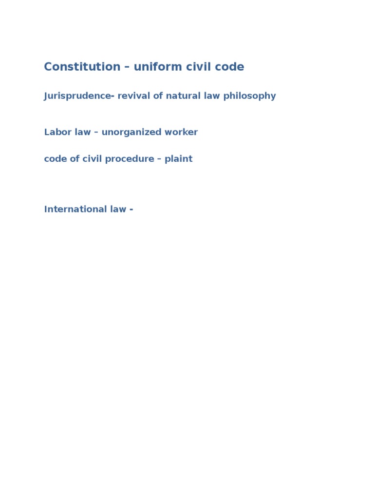 constitution-uniform-civil-code-jurisprudence-revival-of-natural-law
