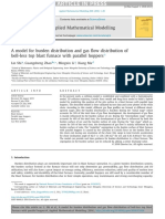 A Model for Burden Distribution and Gas Flow Distribution Of