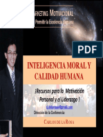 Carlos de La Rosa Vidal - Inteligencia Moral y Calidad Humana PDF
