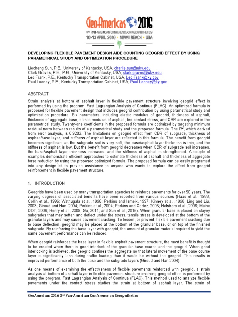 Geogrid Installation Procedures