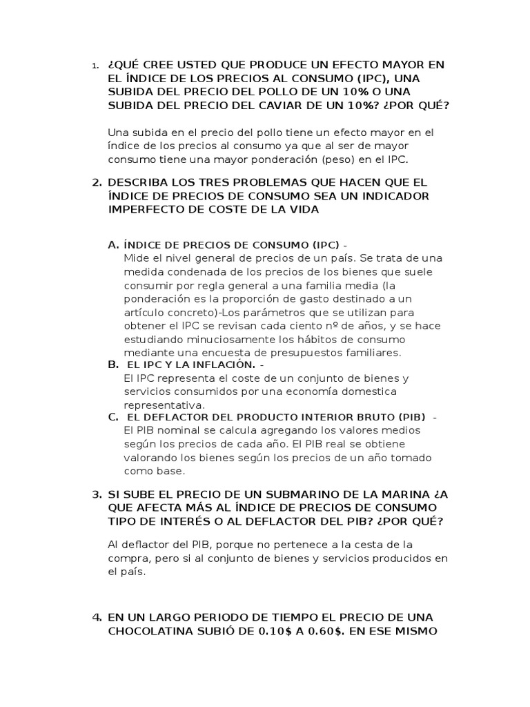 Capitulo 23 | PDF | Índice de precios al consumidor | Producto Interno ...