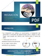 MIGRACIÓN