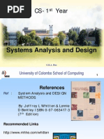 System Analysis and Design