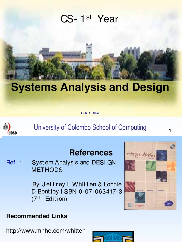 System Analysis and Design