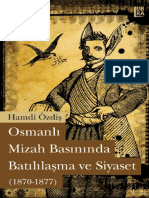 Hamdi Özdiş - Osmanlı Mizah Basınında Batılılaşma Ve Siyaset (1870-1877)