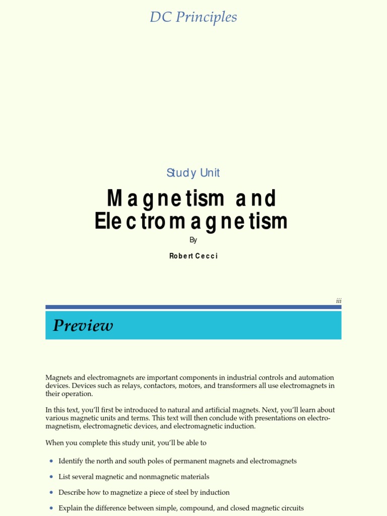 Understanding Electromagnetism Basics | PDF | Magnetic Field | Electric ...