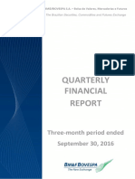 Quarterly Financial: Three-Month Period Ended September 30, 2016