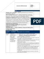 GUIAS de APRENDIZAJE Guía 1. Traslado y Movilizacion de Pacientes, Posiciones.